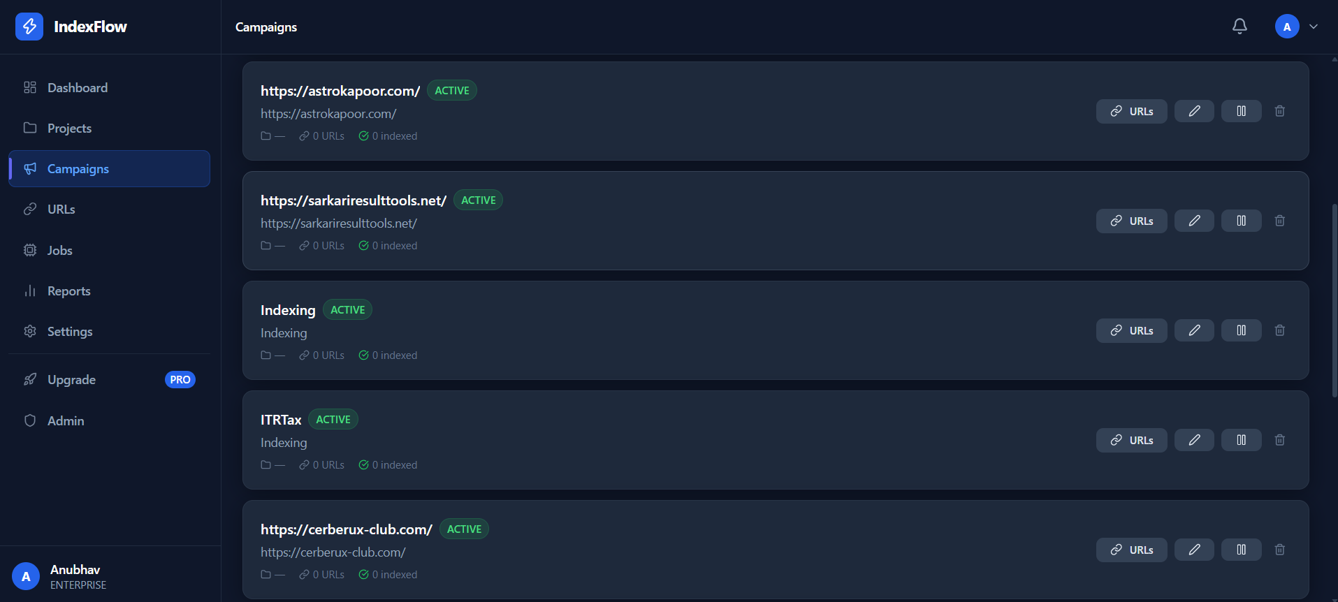 Automated pinging workflow